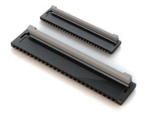 Narrow pitch connector