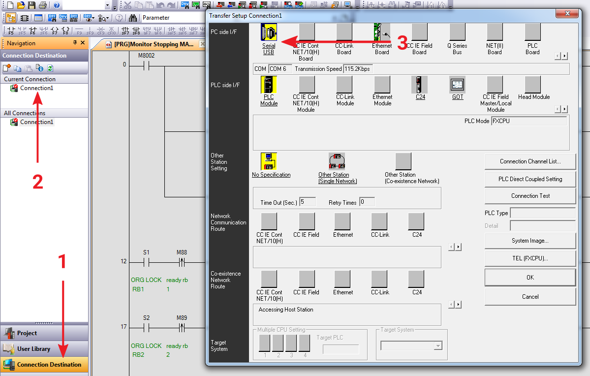 gx works2 - huong dan tao, upload/download chuong trinh plc mitsubishi hinh anh 9