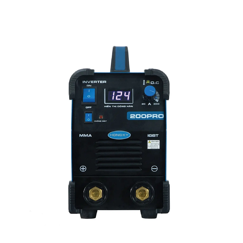 Máy Hàn Que chống giật HỒNG KÝ Pro 200A 220V - MMA200PRO