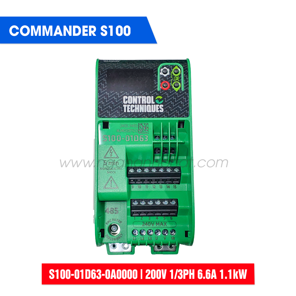 Biến tần S100-01D63-0A0000 - 200V 1/3PH 6.6A 1.1kW - CONTROL TECHNIQUES