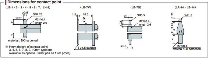 THƯỚC CẶP ĐO LỖ TRONG PEACOCK LS SERIES