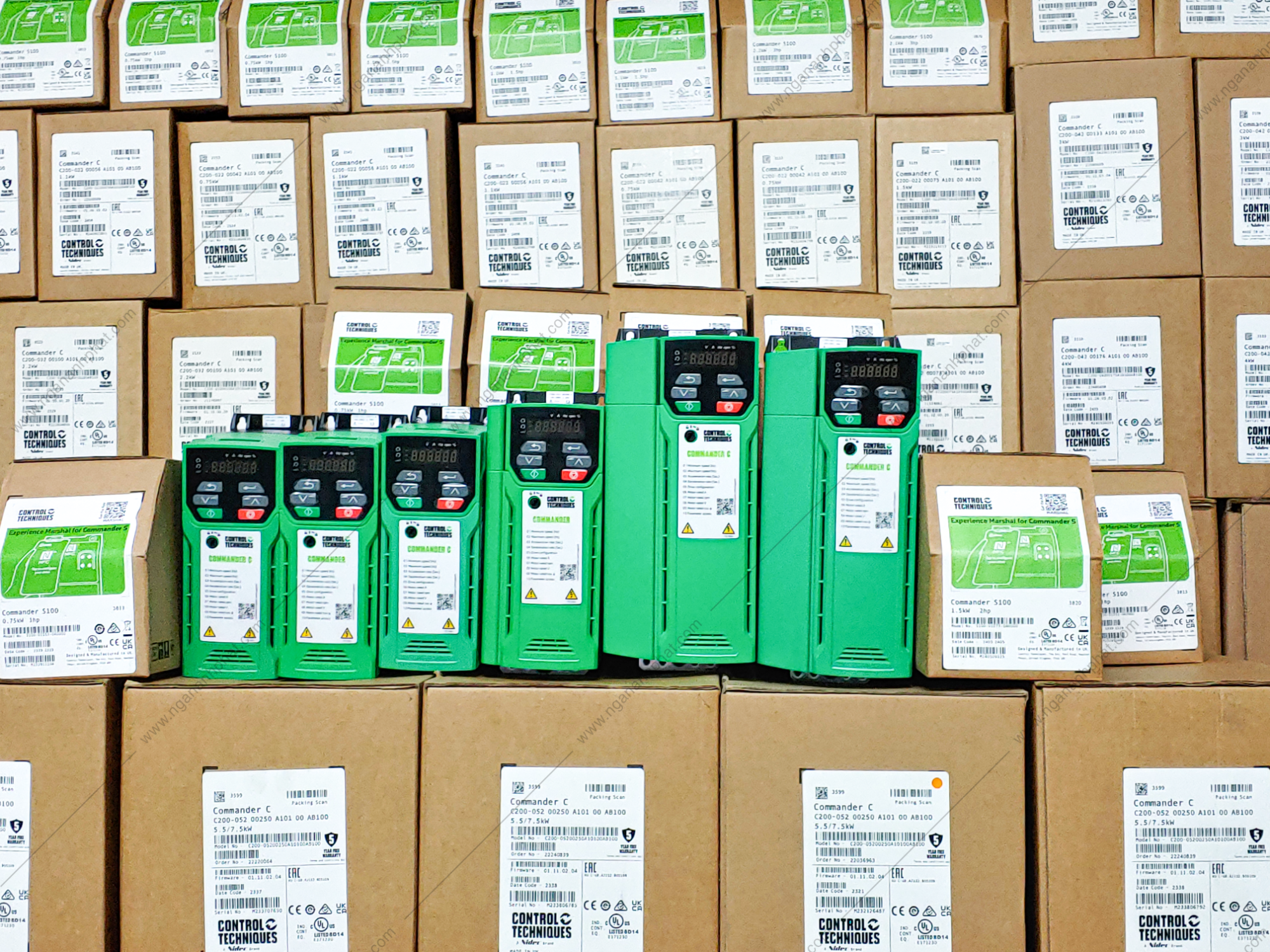 Biến tần C200-04200176A10100AB100 230V 3PHA 017.6A 04.00kW - CONTROL TECHNIQUES