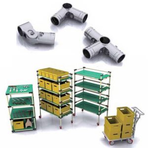 Silver Plastic-Coated Steel Pipe Connector