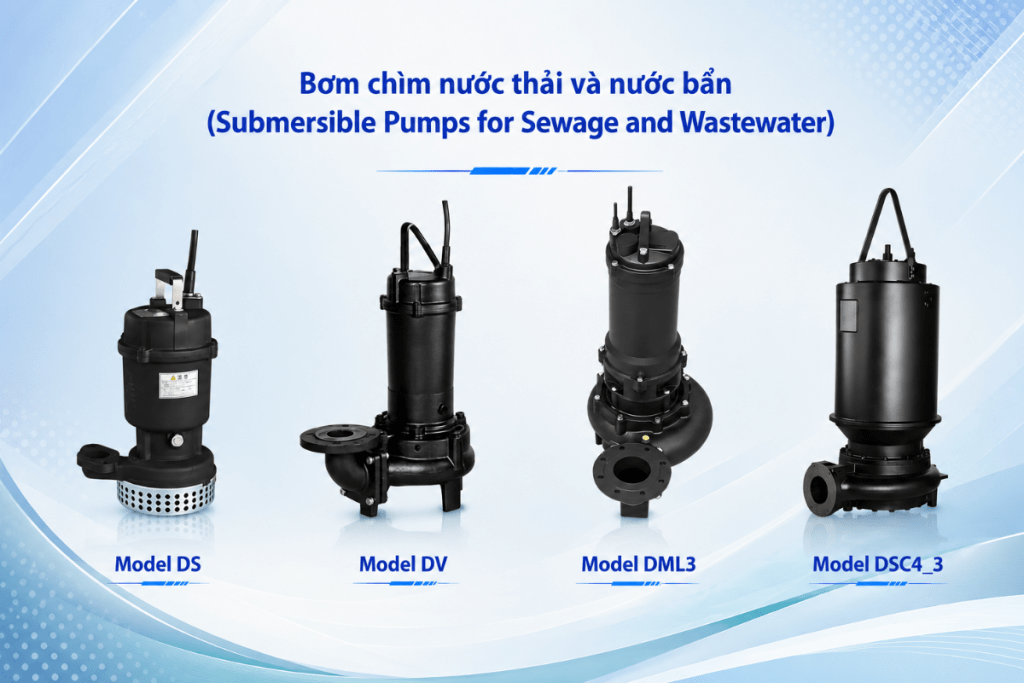 Bơm chìm nước thải và nước bẩn EBARA