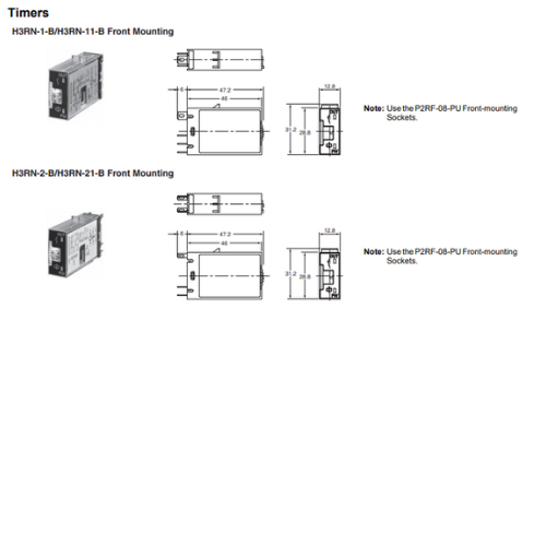 Relay thời gian Timer OMRON H3RN