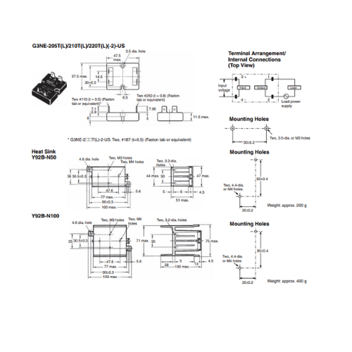 Solid State Relays G3NE OMRON