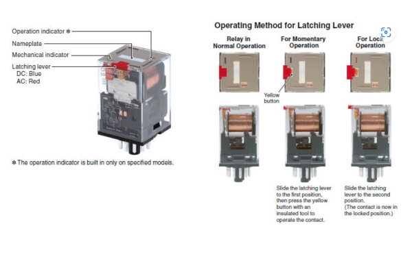 Relays MK-S Series OMRON