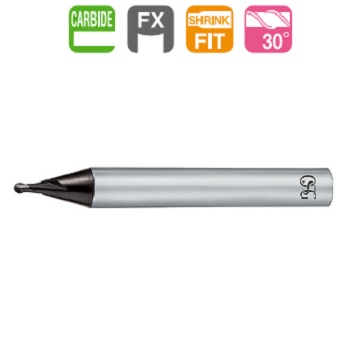 OSG 6MM 2-FLUTE BALL END MILL