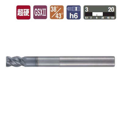 DAO PHAY HỢP KIM CHUÔI DÀI RADIUS NACHI GSXVLLS4-R-1.5D