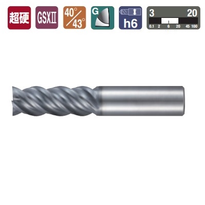 NACHI GSXVL4-2.5D CARBIDE END MILL