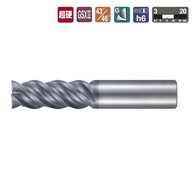 NACHI GSXVL4T-2.5D CARBIDE END MILL