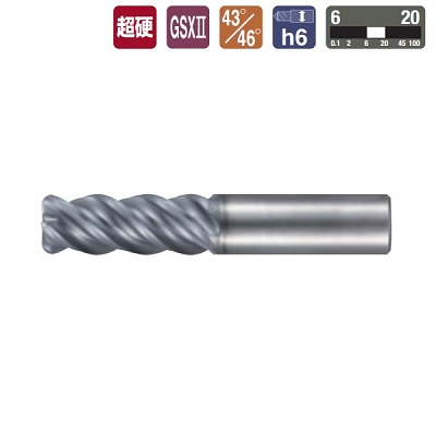NACHI GSXVL4T-R-2.5D CARBIDE RADIUS END MILL