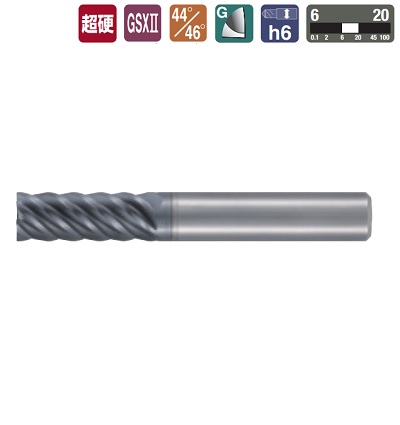 NACHI GSXVL6T-2.5D CARBIDE END MILL