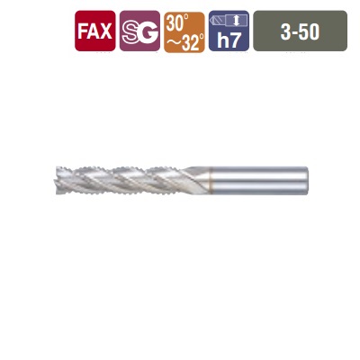 NACHI SG-FAX SGLHV LONG FLUTE ROUGHING END MILL