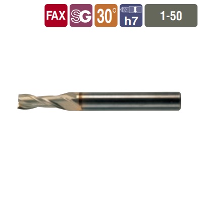 NACHI SG-FAX 2SGE 2-FLUTE END MILL