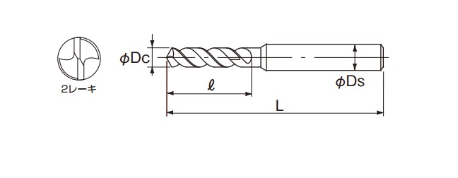 NACHI DLCDR Aluminum Machining Drill