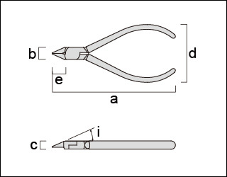 FUJIYA Mini Diagonal Cutting Pliers FMN-125