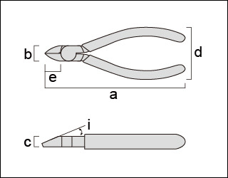 FUJIYA Mini Diagonal Cutting Pliers GMN-110S