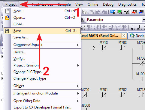 gx works2 - huong dan tao, upload/download chuong trinh plc mitsubishi hinh anh 25
