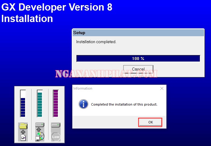 huong dan cai dat gx developer - phan mem lap trinh plc mitsubishi hinh anh 20