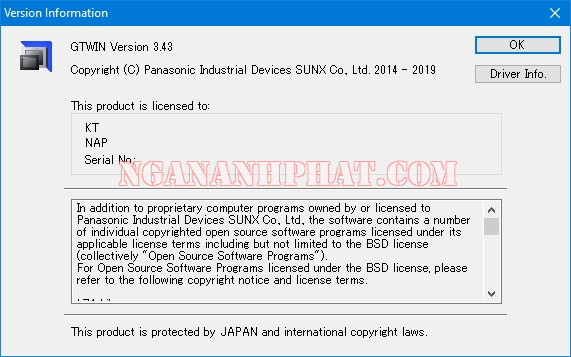 huong dan cai dat phan mem hmi panasonic gtwin v3.43 hinh anh 18