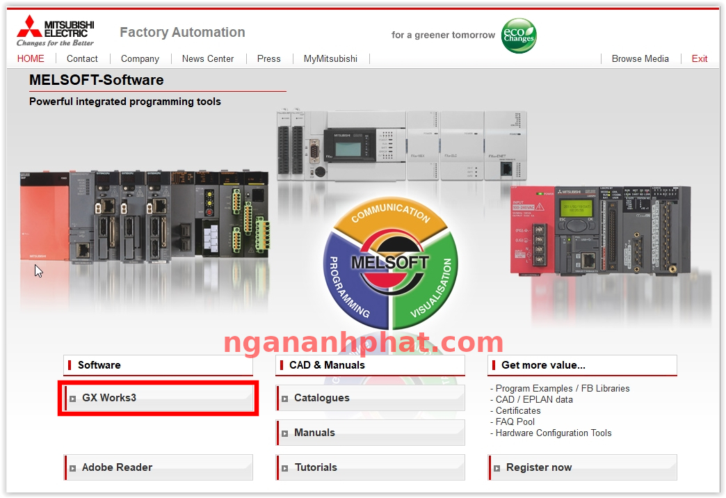 huong dan tai va cai dat phan mem lap trinh plc mitsubishi gx work 3 hinh anh 3