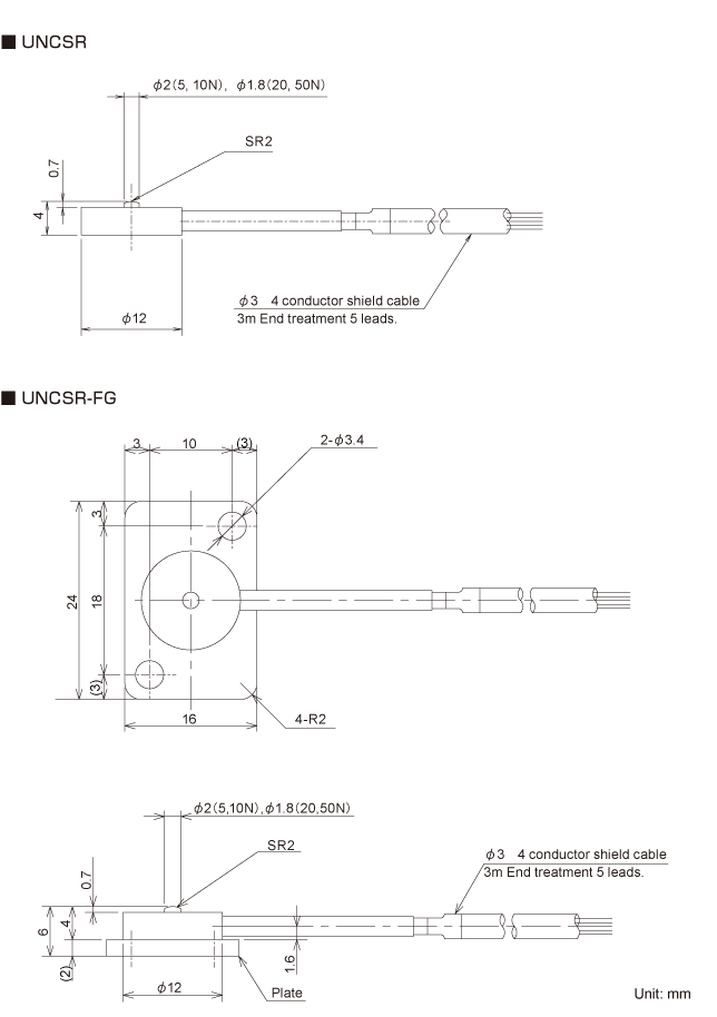 Compression Type Loadcell UNIPULSE UNCSR