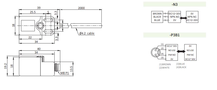 Cảm Biến Tiệm Cận RiKO dòng RN04-NP