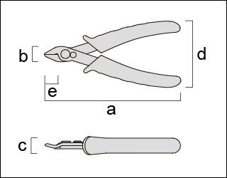 FUJIYA Mini Plastic Nippers MP3-125