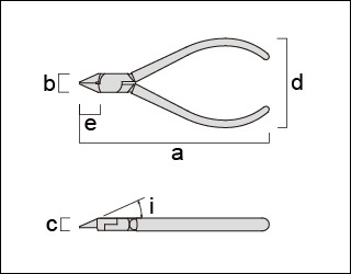 FUJIYA Mini Diagonal Cutting Pliers MP4-110