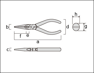 KÌM MỎ NHỌN MINI FUJIYA MP6-150