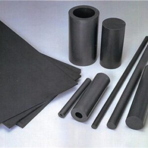 NHỰA PVC DẠNG PHI TRÒN ĐẶC MÀU ĐEN