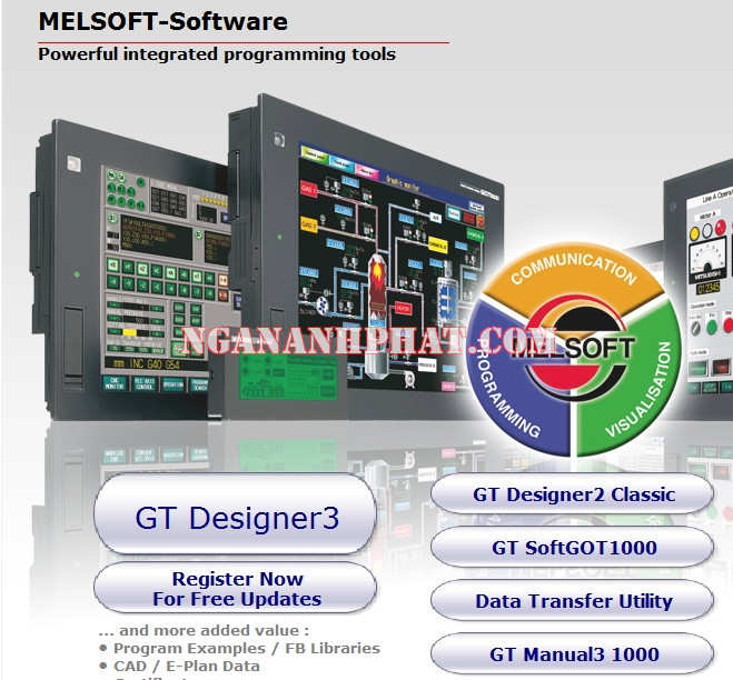 phan mem hmi mitsubishi - gt designer3 | gt works3 hinh anh 3