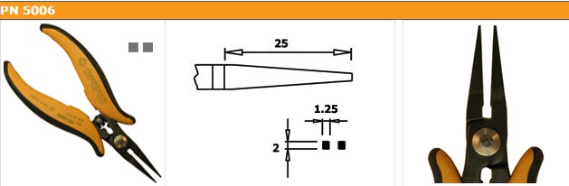 KÌM MŨI NHỌN DÀI PIERGIACOMI