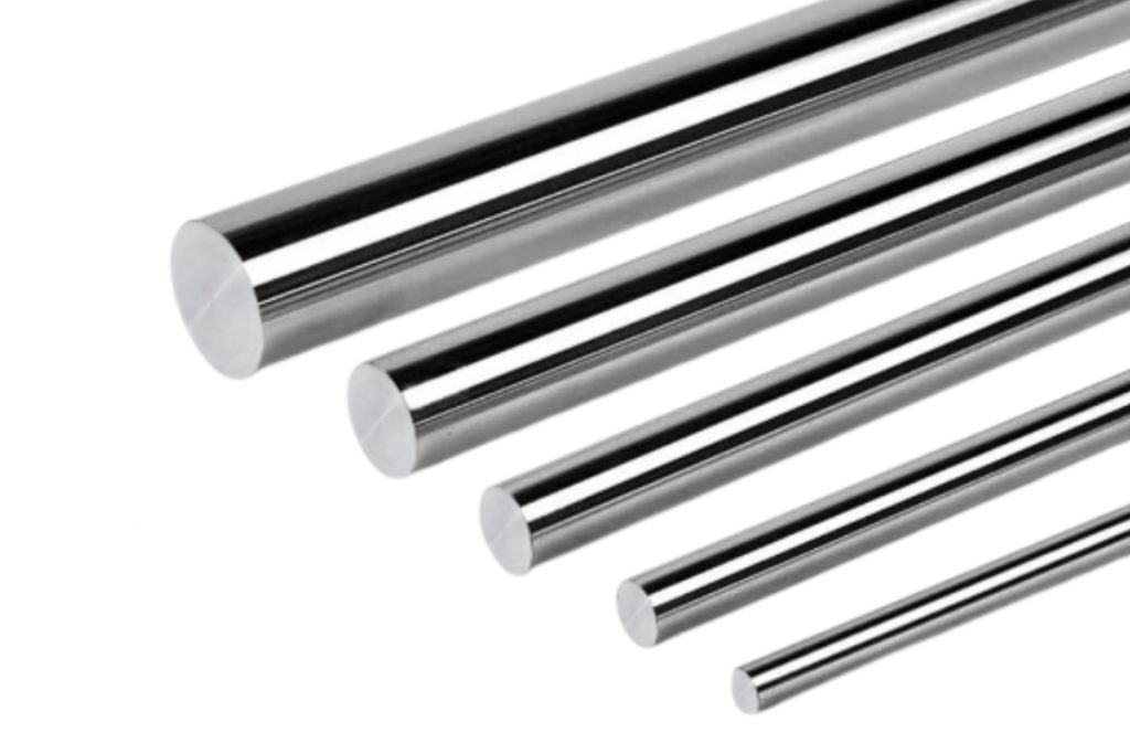 SUJ2 round linear shafts with multiple diameters