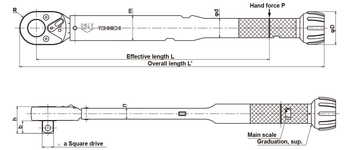 Cờ Lê Lực TOHNICHI Dòng QL-MH