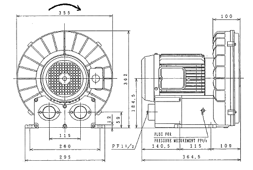 HITACHI DN Series Blower