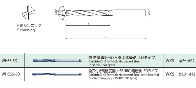 MŨI KHOAN HỢP KIM CHUYÊN KHOAN THÉP CỨNG OSG