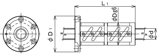 THK Ball Screw Shaft
