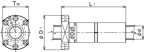THK Ball Screw Shaft