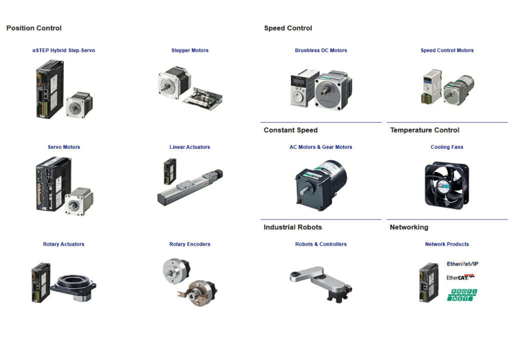 Oriental Motor Nhật Bản – thương hiệu động cơ và điều khiển chuyển động công nghiệp