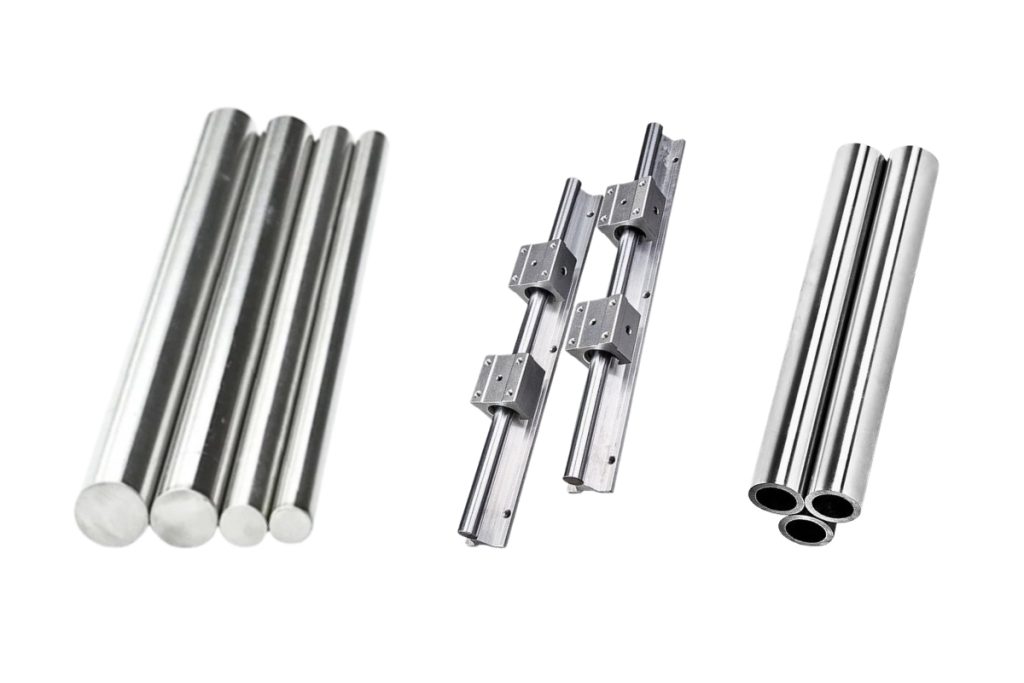 Common types of round linear shafts