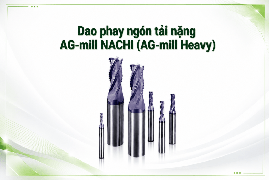Dao phay ngón HSS AG-mill Heavy NACHI