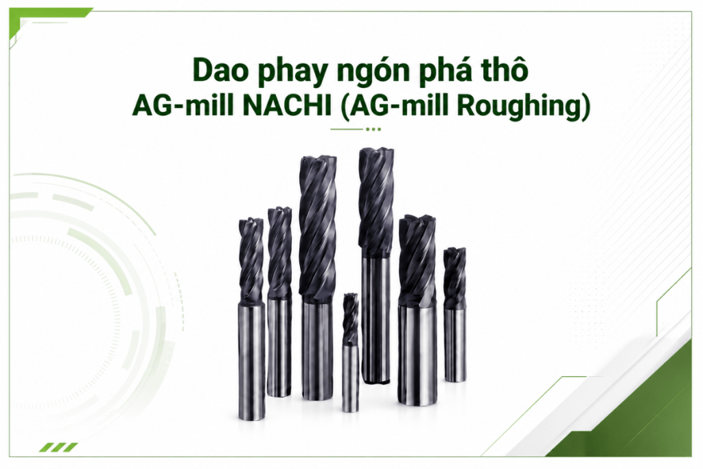 Dao phay ngón HSS AG-mill Roughing NACHI