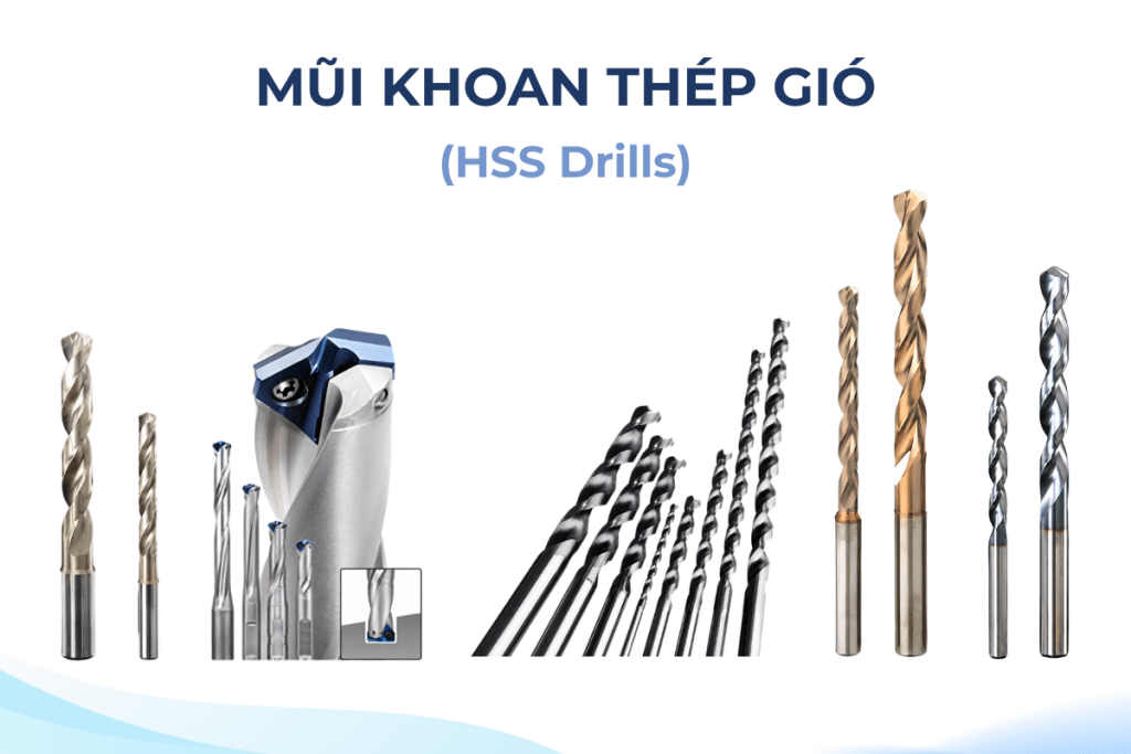 Mũi khoan thép gió NACHI