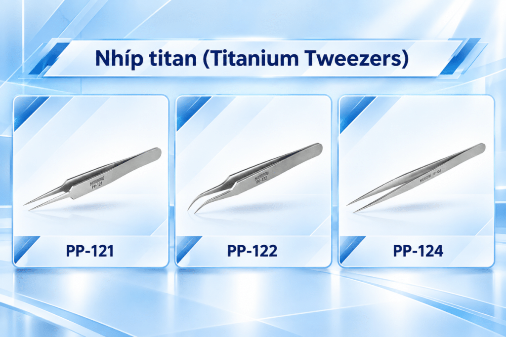 Nhíp titan Hozan